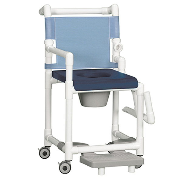 AL-52628 | DELUXE SHOWER/COMMODE CHAIR W/ CLOSED SEAT; 41"H X 21"W X 20"