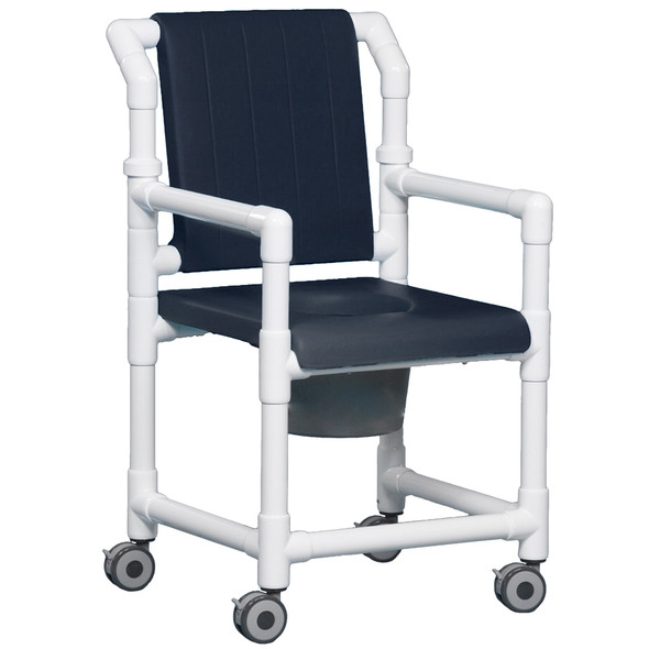 AL-59777 | DELUXE SHOWER/COMMODE CHAIR 38"H X 21"W X 22-1/2"D