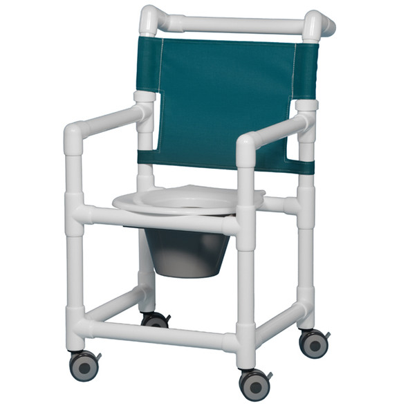 AL-66674 | SLANT SEAT SHOWER/COMMODE CHAIR; SPECIFY MESH COLOR