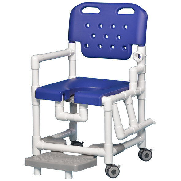 AL-82638 | SHOWER CHAIR 17" W/FOOTREST & LEFT DROP ARM-SPECIFY COLOR