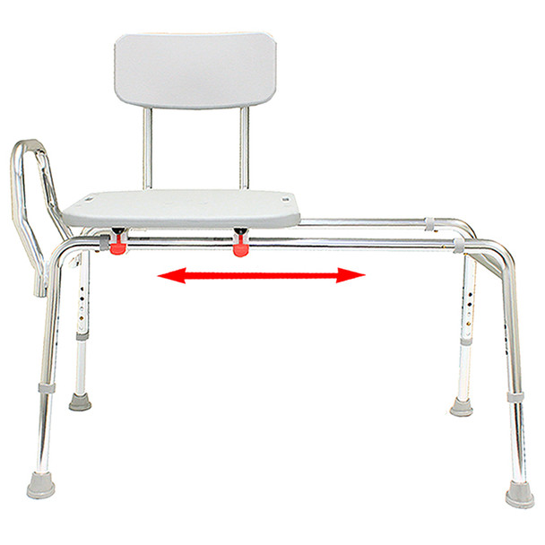 AL-86286 | SLIDING TRANSFER BENCH BASE LNGTH LEFT/RIGHT 39"-40"