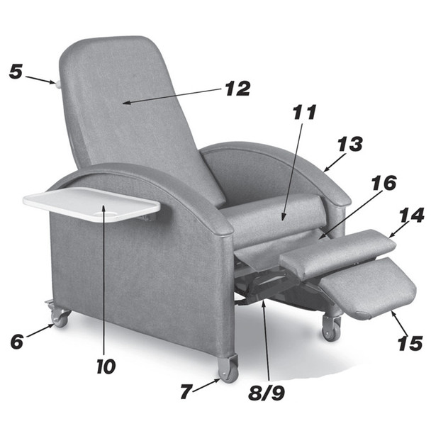 AL-58775 | UPHOLSTERED BACK 