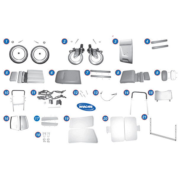 AL-68359 | BACK & HEADREST UPHOLSTERY KIT SPECIFY COLOR/EXAMPLE: AL-6835