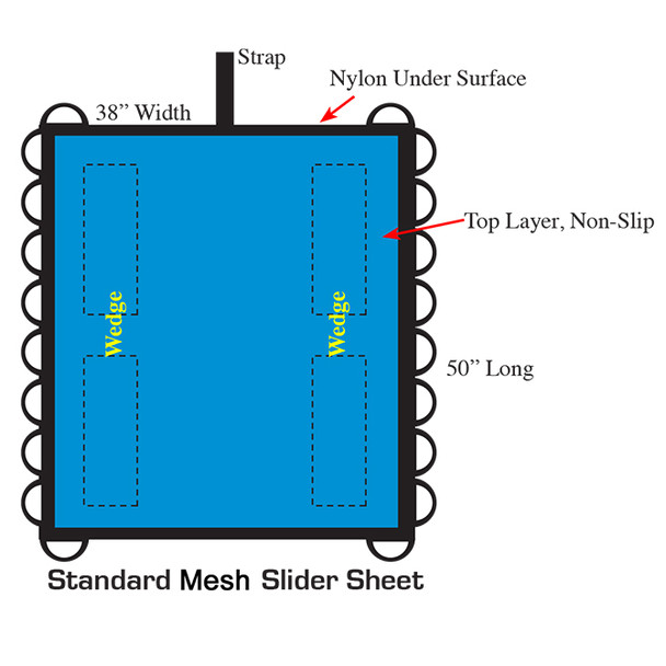 AL-85679 | 50"L MESH SLIDER SHEET ONLY SPECIFY WIDTH