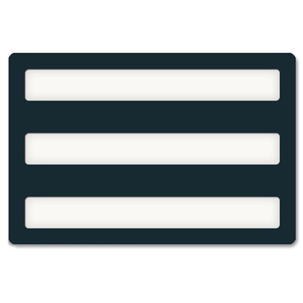 AL-CHG-69 | 6"X9" SMALL CHG INSERT SIGN - 3 SLOT
