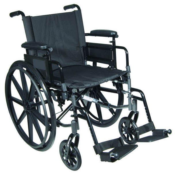 AL-74800 | 20" FLIP BACK DESK ARM, SWING-AWAY FOOTREST