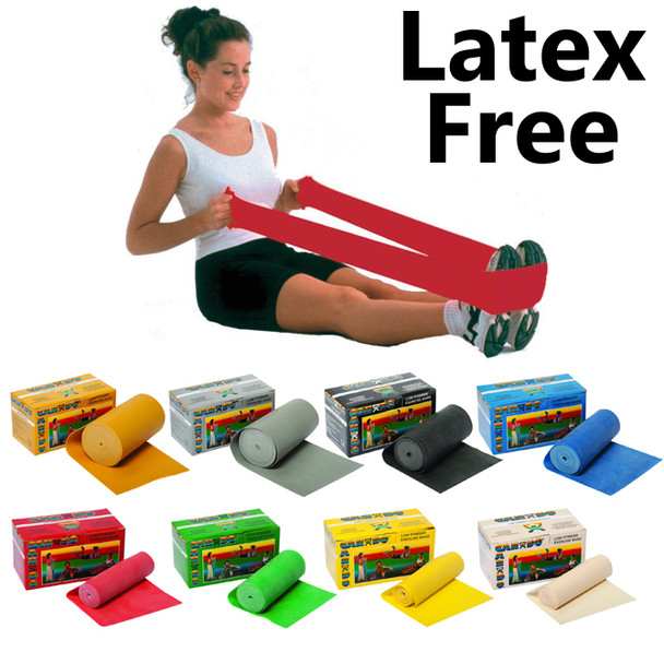 AL-63228 | LATEX-FREE EXERCISE BAND SPECIFY LENGTH & RESISTANCE