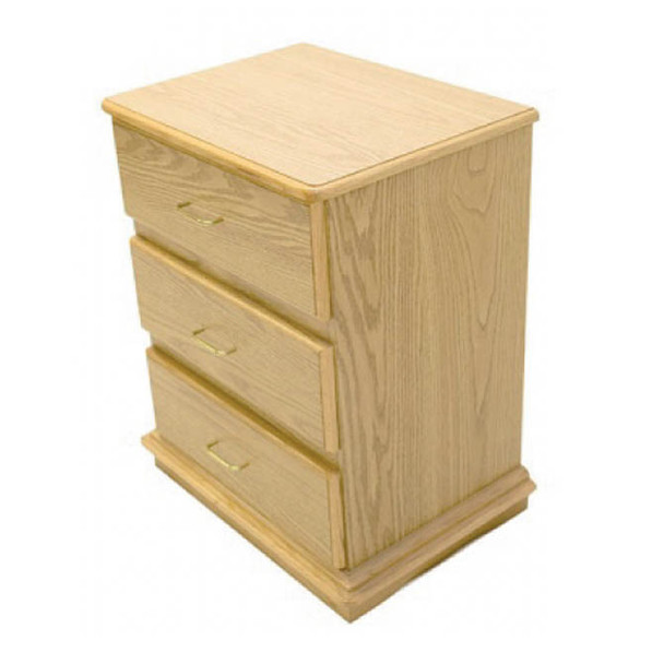 AL-75159 | STANTON BEDSIDE CABINET 3-DRAWER; SPECIFY FINISH