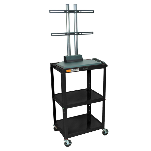 AL-AVJ42LCD | STEEL ADJ HEIGHT AV CART W/ LCD MOUNT / SPECIFY COLOR AL-AVJ42LCD | STEEL ADJ HEIGHT AV CART W/ LCD MOUNT / SPECIFY COLOR