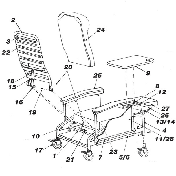 AL-58737 | PLASTIC SIDE PANEL DROP ARM