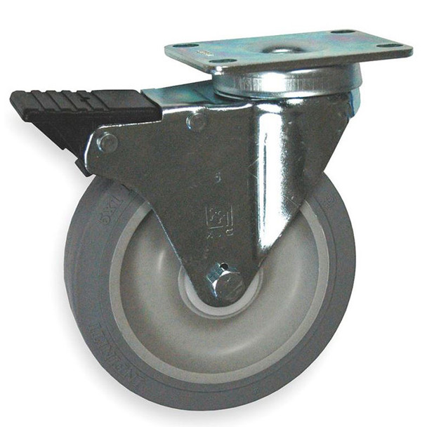 AL-71397 | 5" SWIVEL CASTER W/ BRAKE RUBBERMAID 4512,4513,4532,4533