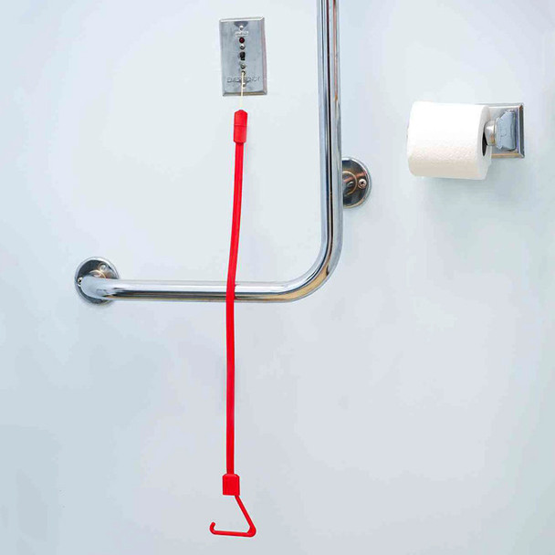 AL-81978 | 4FT CLEANABLE PULL CORD W/OPEN GRASP FOR WASHROOM, RED