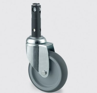 AL-18558 | 4" CENTRAL TOTAL LOCK CASTER 