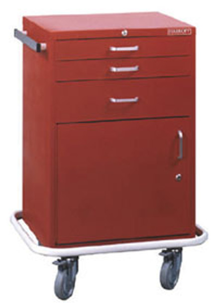 AL-69718 | 3-DRAWER PHYSICIAN CART w/KEY LOCK