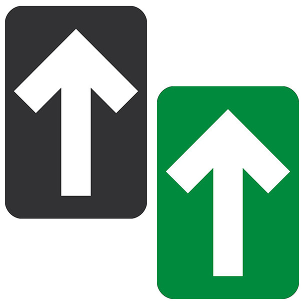 AL-89368 | ARROW FLOOR SIGNS, 4"W X 6"H PK/10, SPCFY COLOR & MATERIAL