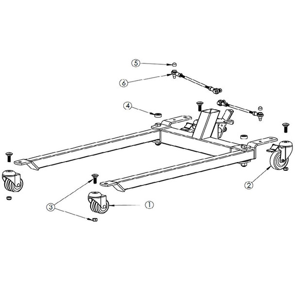 AL-88314 | LEG OPENING LINKAGE KIT FOR BESTCARE LIFTS