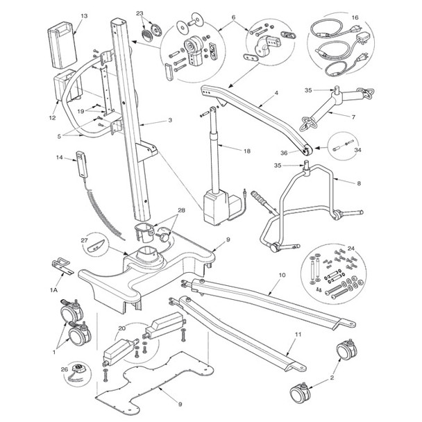 AL-76885 | STRAIGHT LINE STEERING DEVICE 