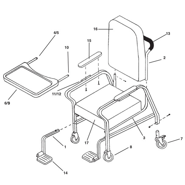 AL-64226 | VALCO SNAP BUTTON FOR RIGHT TRAY ARM