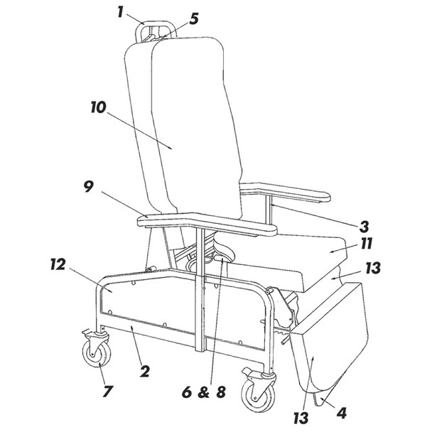 AL-58750 | BACK ASSEMBLY 