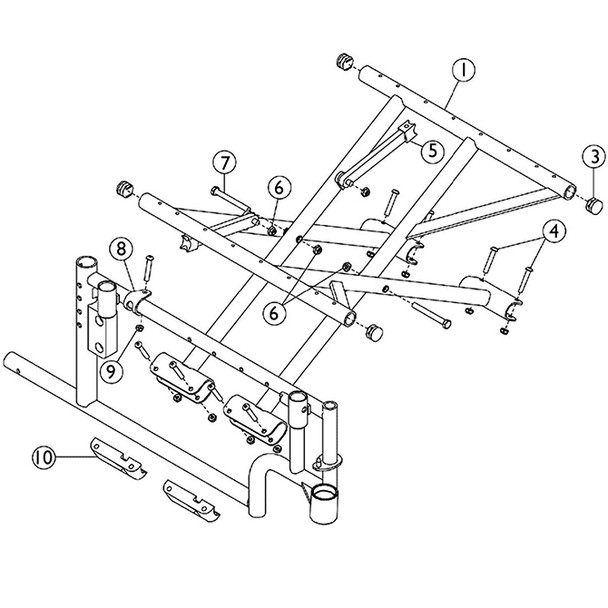 AL-64999 | Discontinued-20" CROSSBRACE W/ NLA - USE AL-64998-20R