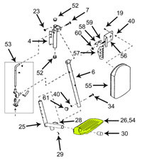 AL-1704 | Discontinued-FOOT PLATES N/L/A...USE AL-1703 WORKS ON G
