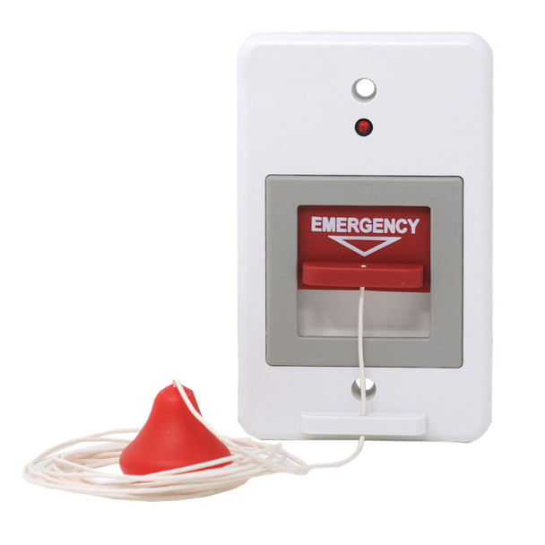 AL-91052 | DELUXE PULLCORD STATION W/ WHITE CLEANCORD, 2-POLE,