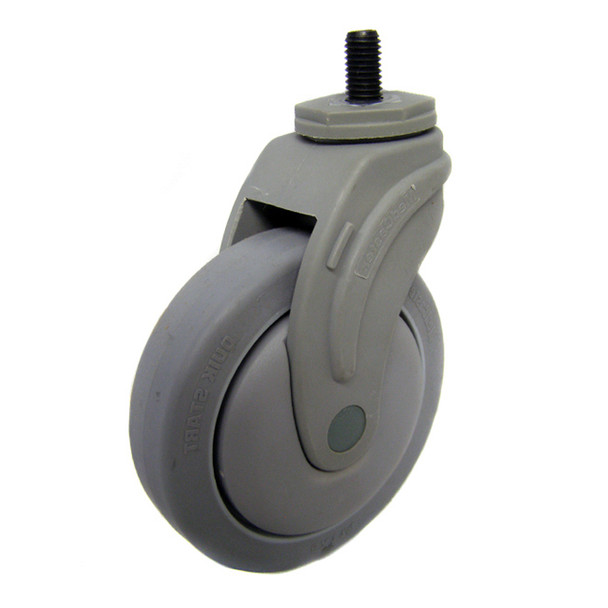 AL-C75967-03 | 5" THREADED STEM CASTER, ANTI- MICROBIAL WHL, 1/2" X 1-1/2" S