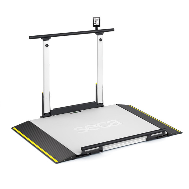 AL-93200 | XLINE HOLD WHEELCHAIR SCALE W/ HANDRAIL, TWO RAMPS, GUARD RAI