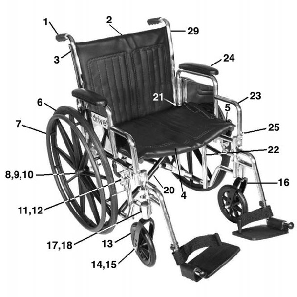 AL-82408 | Discontinued-18" CROSSFRAME NLA - USE AL-82407-18