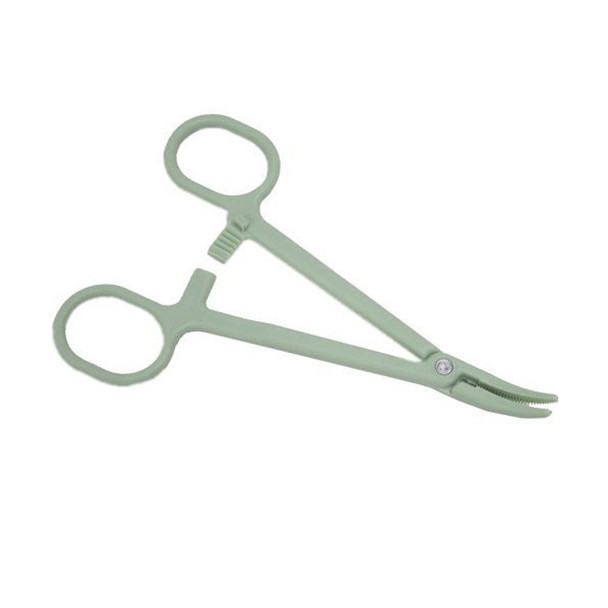 AL-93621 | MRI NON-MAGNETIC 5" CURVED PLASTIC HEMOSTAT, 10 PER CASE