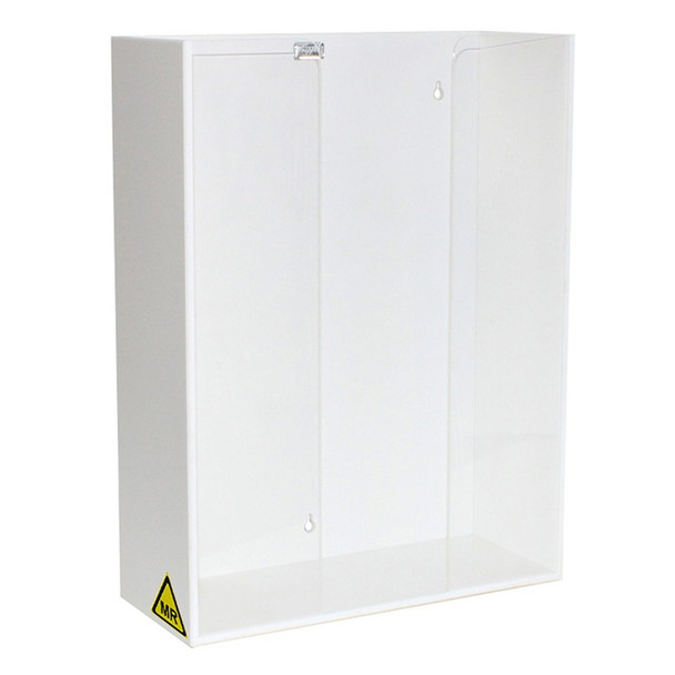 AL-93814 | MRI TRIPLE GLOVE BOX HOLDER WALL MOUNTED, CLEAR FRONT