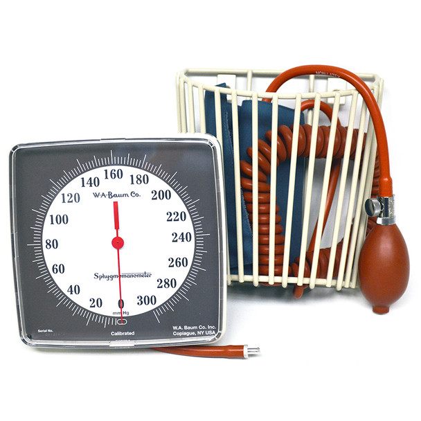 AL-C55133NL | WALL ANEROID W/ BASKET ADULT (LATEX-FREE)
