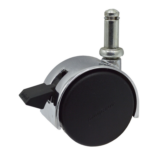 AL-4365H-23 | 2" NYLON CASTER W/BRAKE 7/16" X 7/8" GRIP RING STEM