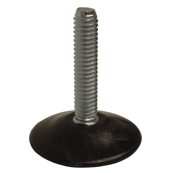 AL-19067 | 1-1/8" BLACK -NON-SWIVEL GLIDE 3/8-16 X 1" STUD