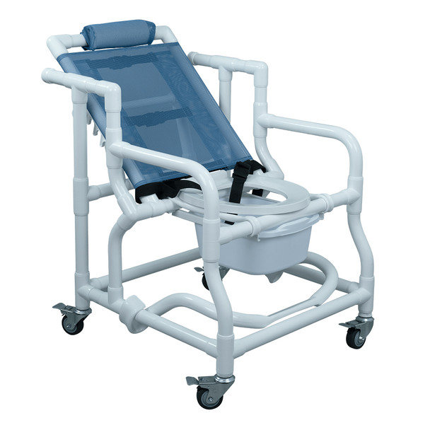 AL-44411 | RECLINING SHOWER COMMODE CHAIR W/PAIL