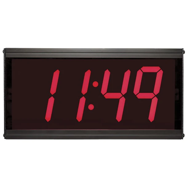 AL-60452 | STAND ALONE DIGITAL WALL CLOCK 6-7/8"H X 12-1/4"W X 2-1/2"D