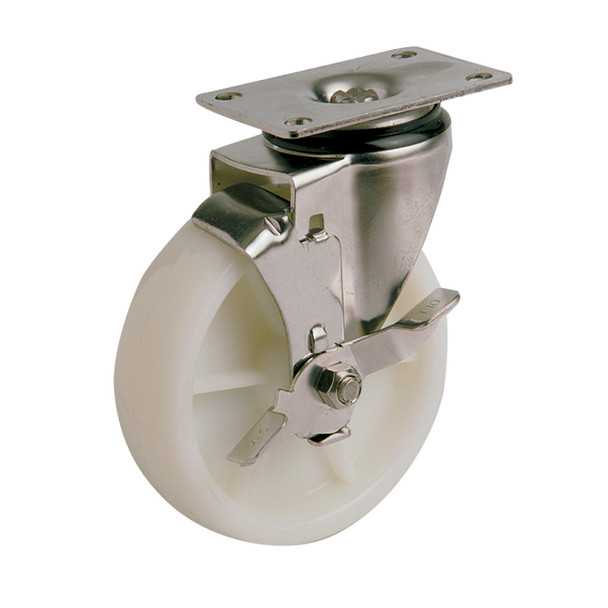AL-64488 | 4" RIGID CASTER WITH 2-1/2 x 3-3/4 TOP PLATE
