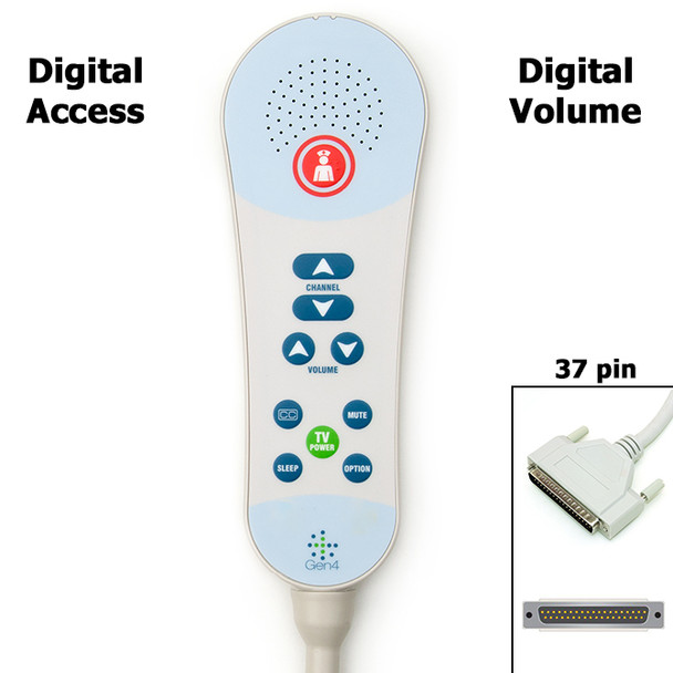 AL-84286 | DIGITAL VOLUME PILLOW SPKR, NURSE, TV, GEN4 DIGITAL