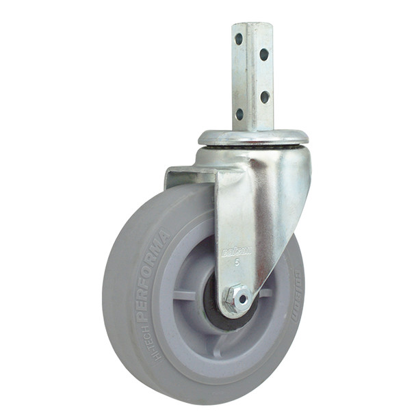AL-17093-3 | 5" SWIVEL CASTER, PERFORMA ROLLER, 7/8" X 2-1/2" SQ STEM AL-17093-3 | 5" SWIVEL CASTER, PERFORMA ROLLER, 7/8" X 2-1/2" SQ STEM