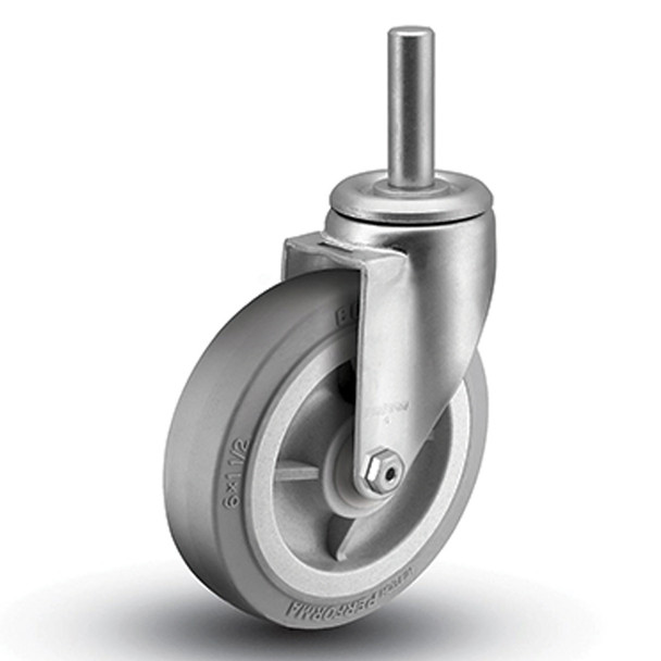 AL-17093-9 | 5" SWIVEL CASTER, PERFORMA ROLLER, 7/8" X 2-1/2" ROUND