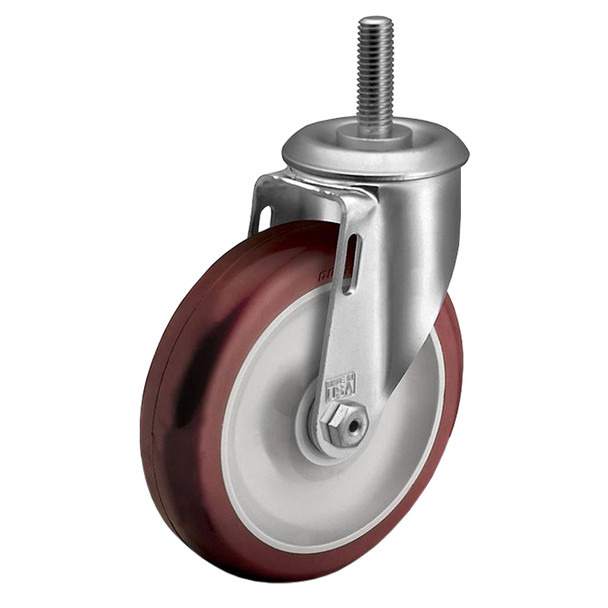 AL-4619-2 | 2-1/2" SWIVEL CASTER, THREADED 1/2"-20 X 3/4", POLYURETHANE