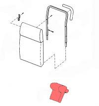 AL-50087-35 | DELUXE WINGED HEADREST DARK AQUA