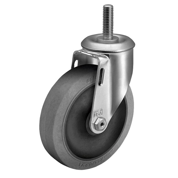 AL-57023-3 | 2-1/2" SWIVEL CASTER, THREADED 1/2"-13 X 1-1/2", CONDUCTIVE