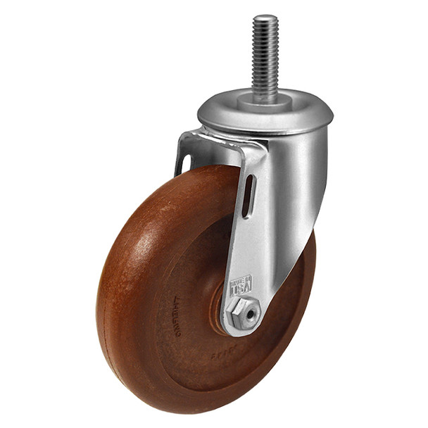 AL-57026-9 | 3-1/2" SWIVEL CASTER, THREADED 5/8"-18 X 1-3/4", HIGH TEMP AL-57026-9 | 3-1/2" SWIVEL CASTER, THREADED 5/8"-18 X 1-3/4", HIGH TEMP