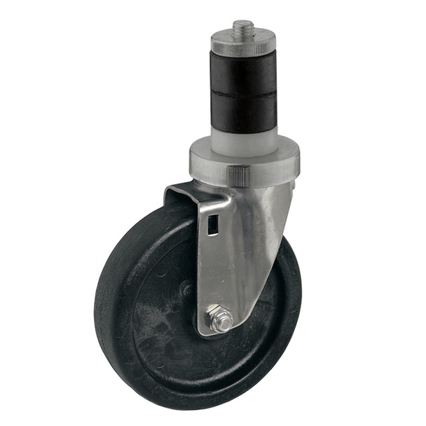 AL-64211-9 | 6" SWIVEL CASTER, EXPANDABLE 15/16" - 1-1/32", WASHABLE
