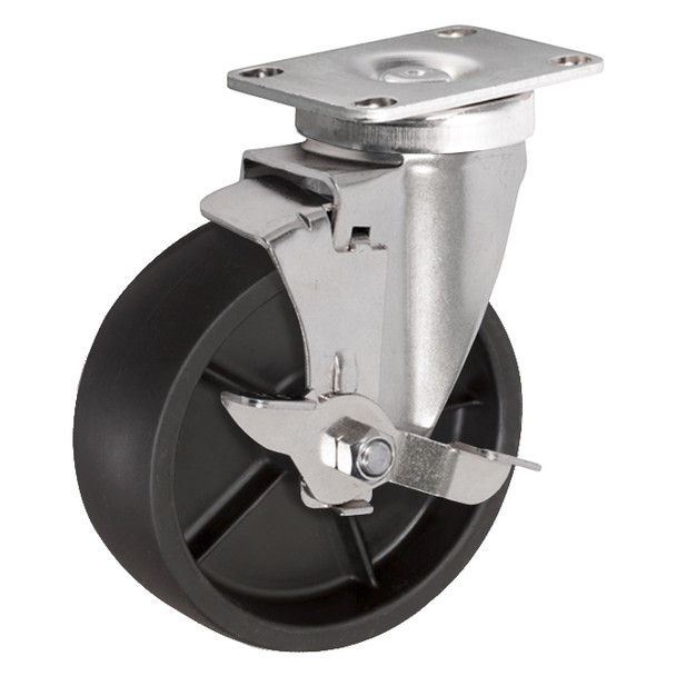 AL-64465-23 | 4" SWIVEL CASTER WITH 5/8-11 X 1-1/16 THREADED STEM