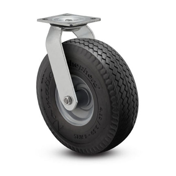 AL-77699-156 | 10" NO-MATIC BLACK RIGID CASTER