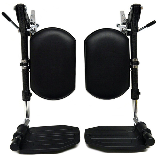 AL-78480 | LEGRESTS COMPLETE-BLACK (PAIR) FOR CLASSIC 300E W/C