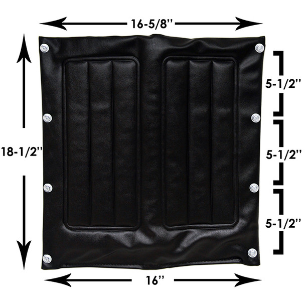 AL-792 | BACK UPHOLSTERY 16-5/8" W X 18-1/2" H, SPCFY C