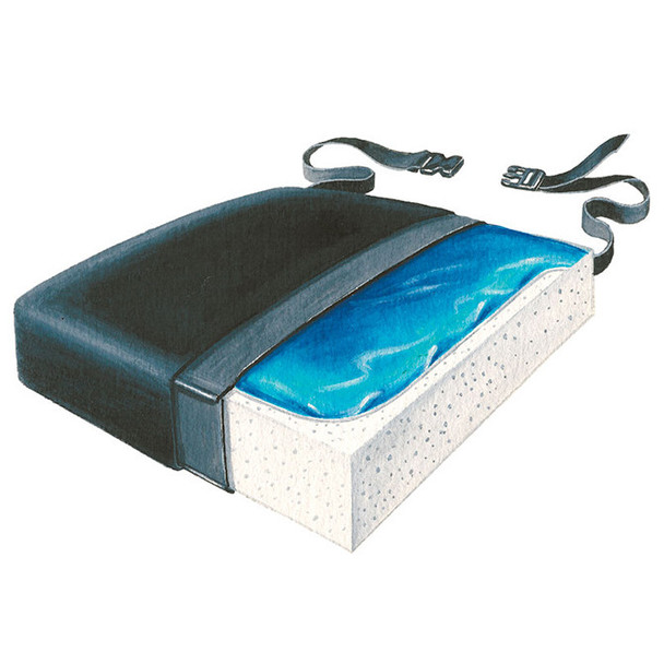 AL-84698 | THIN-LINE GEL-FOAM CUSHION W/ LSI COVER - SPECIFY SIZE